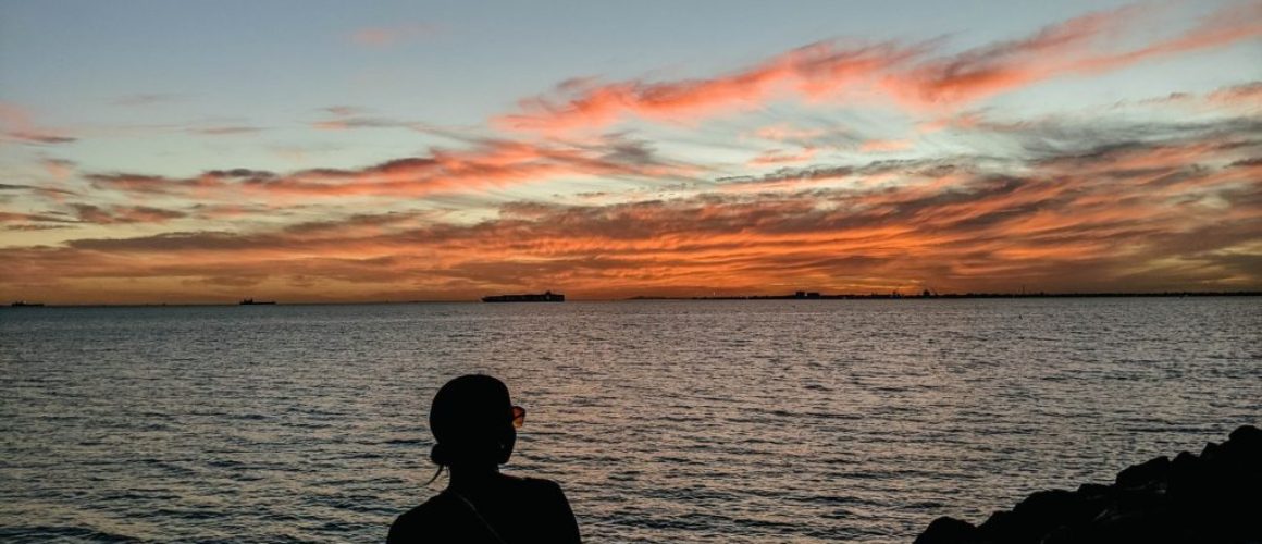 shylo at St Kilda pier