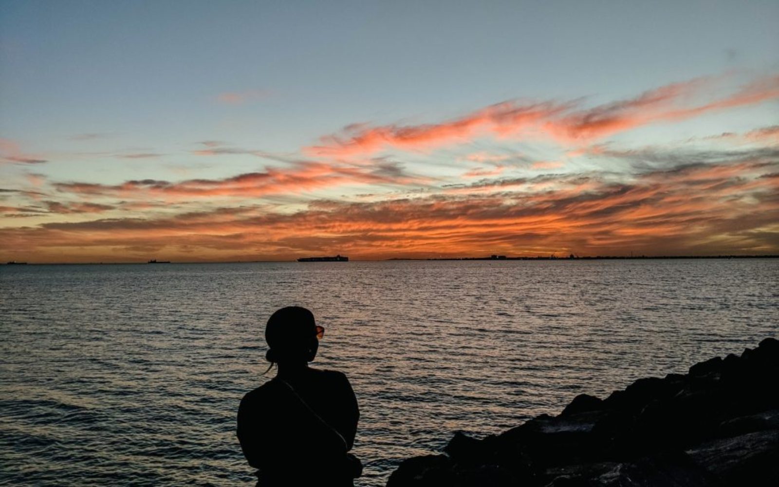 shylo at St Kilda pier