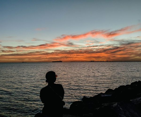 shylo at St Kilda pier