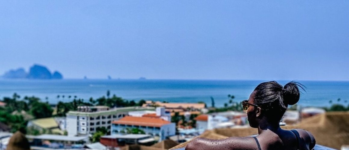 Shylo looking out over Ao Nang