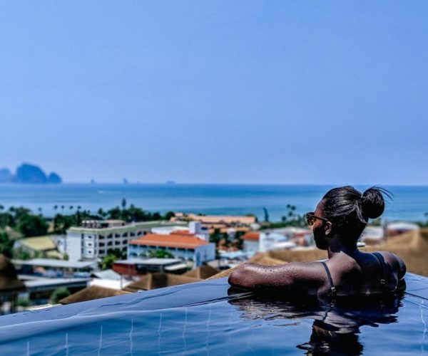 Shylo looking out over Ao Nang