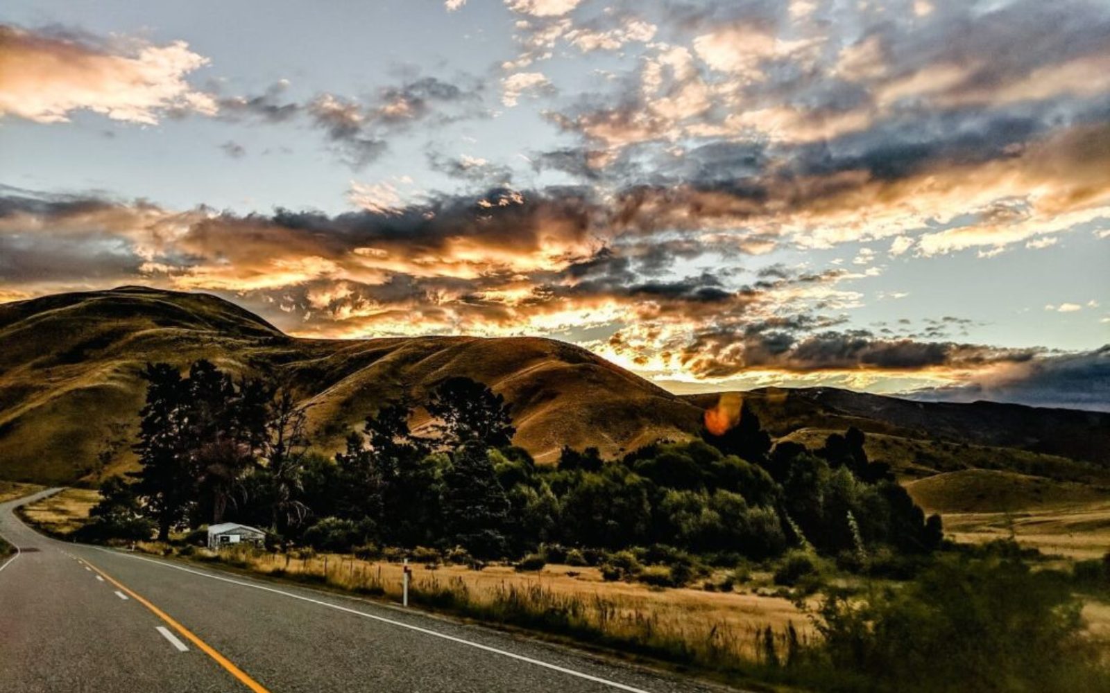 New Zealand sunset