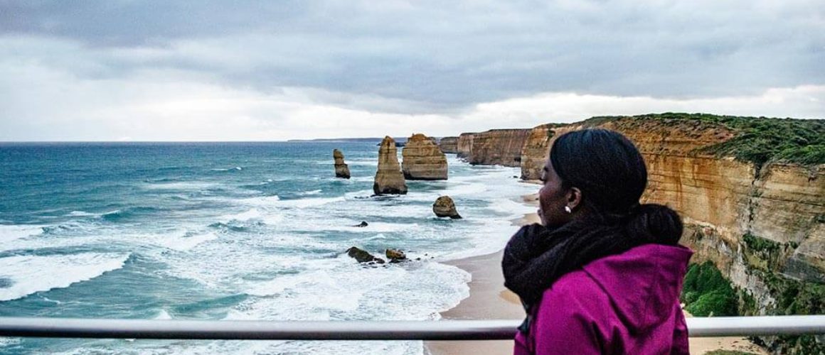 Shylo looking at the 12 apostles