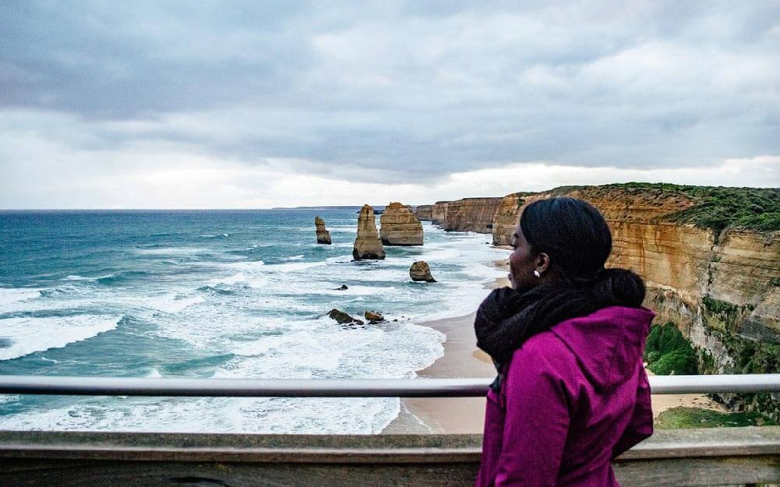 Shylo looking at the 12 apostles